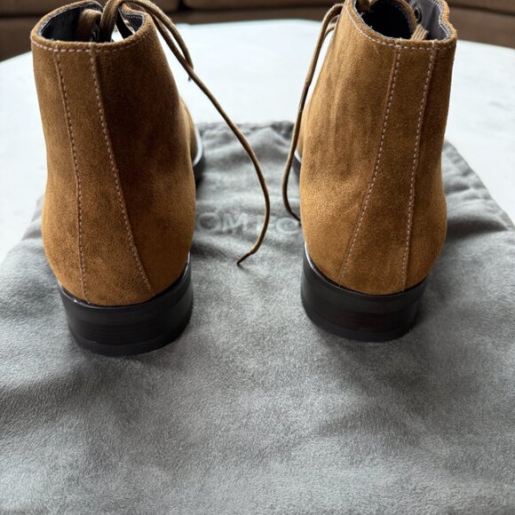 Tom Ford NEW Suede Tan Boots 11.5 Mens - Picture 5 of 6